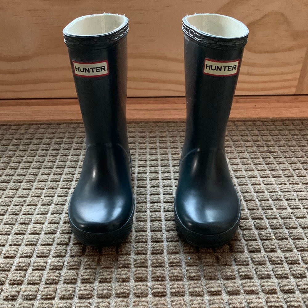 Hunter toddler rain boots - see last pics for current condition